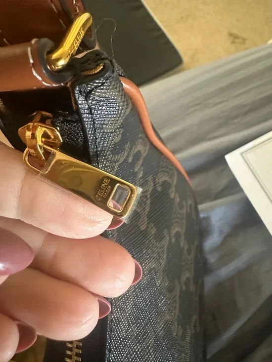 Celine Brown Macadam triumphe  Ava bag like new - Picture 3 of 14